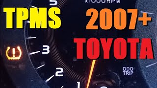 Why is TPMS Light Flashing for 2007 and Later Rav4 Camry Highlander Sienna