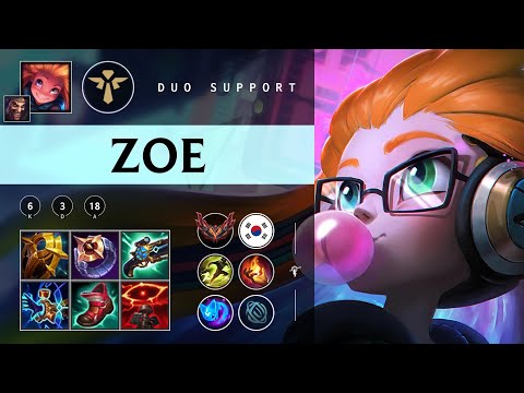 Zoe Support vs Elise - KR Grandmaster Patch 25.23
