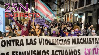 Manifestación Contra Violencias Machistas En Gran Canaria