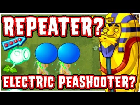 Repeating Electric Peashooter in a Massive Egypt Pharaoh Showdown | Plants vs Zombies 2 Epic MOD