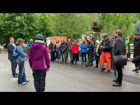 Eröffnungsrede zur Wanderbaumallee für die Landsberger Straße an der Schwanthalerhöhe in München