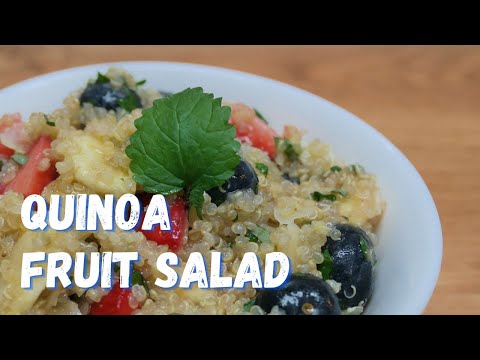 Quinoa Fruit Salad Recipe | Prepared with the Midnight 3-Piece Non-Stick Knife | Non Stick