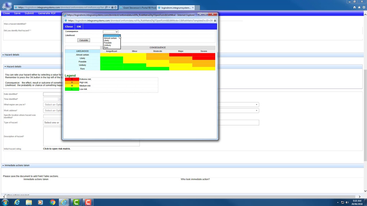 SMART   How to create a hazard report