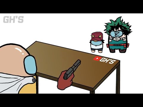 Saitama Vs Midoriya | Among Us One Cup song | Anime Edition | One punch man | My hero Academia