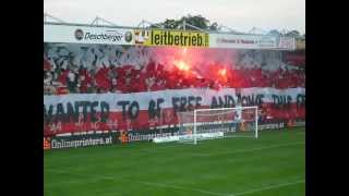 preview picture of video 'SV Ried vs Legia Warschau 2:1 Choreo der Legia Warschau Ultras (Europa League, 3.Quali)'