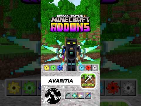 AVARITIA Addon With Craft Mods #craftmods #addon #mcpe #avaritia #minecraftpe #addonmcpe