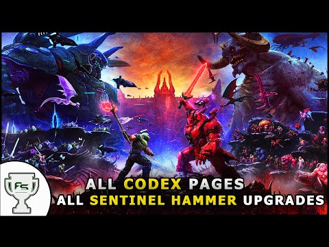 Doom Eternal - The Ancient Gods DLC Part 2 - All Codex Pages & All Hammer Upgrades Locations