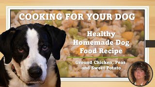 COOKING FOR YOUR DOG - Healthy Homemade Dog Food: Ground Chicken and Sweet Potato Dog Food