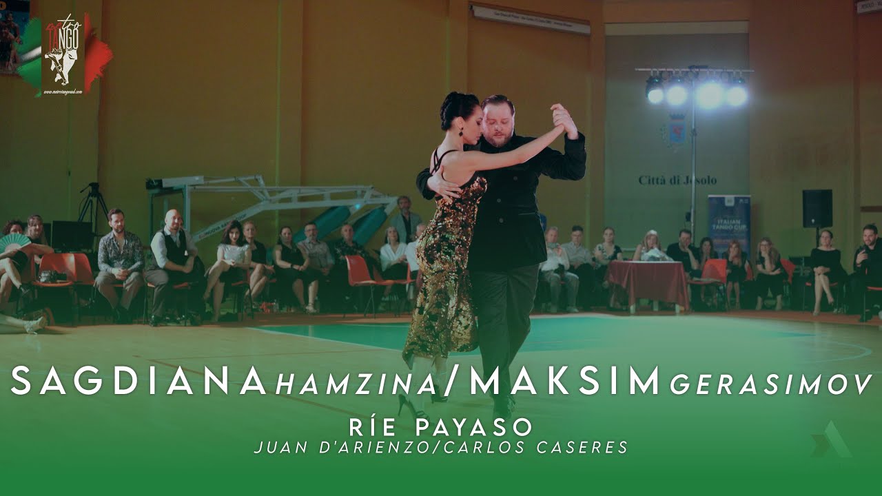 Video thumbnail for SAGDIANA SAGDIANA HAMZINA & MAKSIM GERASIMOV - RÍE PAYASO -  ITALIAN TANGO CUP 2025