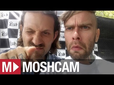 The Used talk fans, riders and drinking out of legs (at Vans Warped) | Moshcam