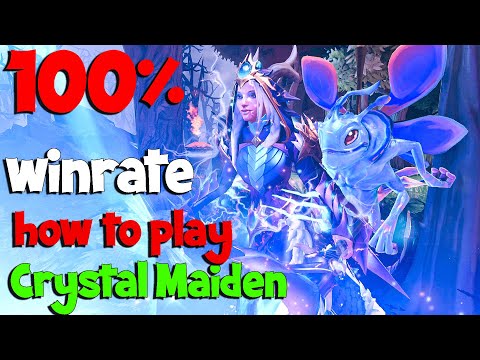How to win every game with Crystal Maiden - Dota 2 ranked giud - dota 2 pro play - dota 2 memes