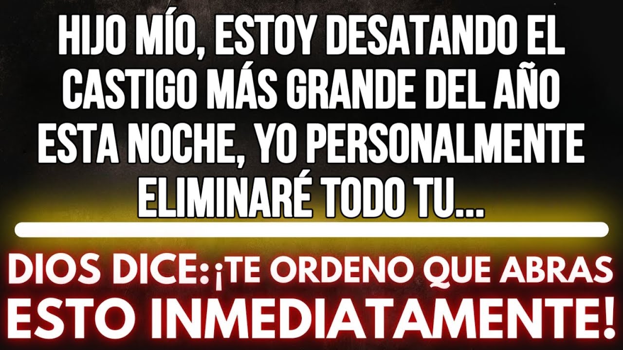 Dios advierte: “NO DUERMAS ESTA NOCHE” (He aquí por qué) Dios nos dijo hoy #jesus #godsword