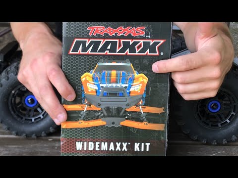 Traxxas MAXX 4S - HOW to INSTALL the Upgraded “WIDE-MAXX” KIT #8995