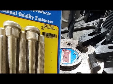 How To Drill For Larger Wheel Studs, ARP 100-7703