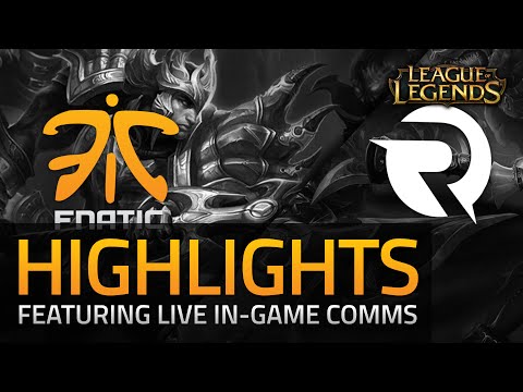 LoL: Fnatic vs Origen Grand-Final Highlights with Voice Comms (LCS EU Summer 2015)