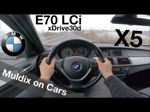 BMW X5 xDrive30d (180 kW) POV Test Drive + Acceleration 0-200 km/h