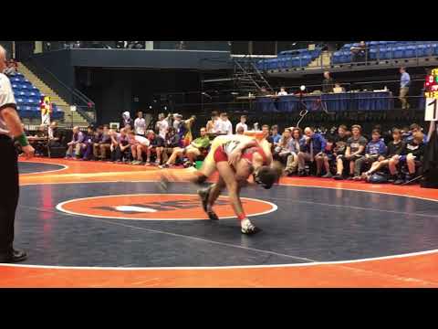 Big Judo Throw Ends Wrestling Match