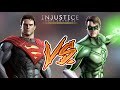 Injustice Gods Among Us - Superman Vs. Green Lantern (Hard) Walkthrough | RozZ99