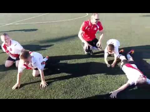 Radość drużyny APN Knurów rocznik 2006/2007 po wygraniu ligi