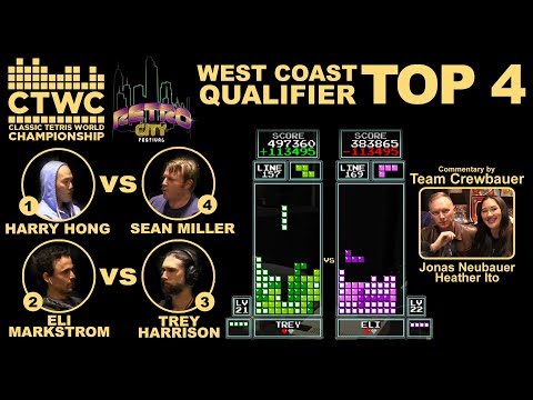 West Coast Classic Tetris Qualifier Top 4