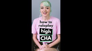 How to roleplay a high Charisma score // D&amp;D #shorts