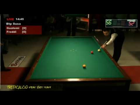 GUALEMI vs FREDDI - 5^PROVA BILIARDO BTP 2016 SANT'ANTONINO di SUSA
