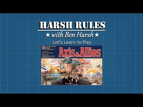 Harsh Rules - Learn How To Play Axis & Allies (1984 Game Master Edition)