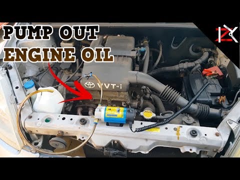 How To Change Oil Using 12v Engine Oil Extraction Pump | Change Car Engine Oil | Cheap & Easy