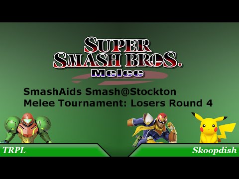 Stockton SmashAids Tournament 3/9/16 Losers Round 4: TRPL (Samus) Vs. Skoopdish (Pikachu/Falcon)