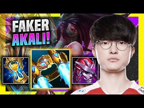 FAKER IS READY FOR WITH AKALI! - T1 Faker Plays Akali Mid vs Ryze! | Season 11