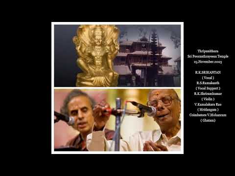 R.K.Srikantan - Thripunithura Sri Poornathrayeesa Temple 25.November.2003