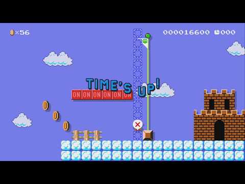 high sky speedrun (20secs) by Pig gamer - Super Mario Maker 2 - No Commentary 1bw