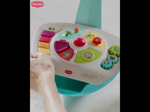 Vídeo relacionado con Tiny Love 5 en 1 Here I Grow, Andador y Triciclo para Bebés, Bicicleta de Equilibrio para Bebés con Freno de Seguridad, Carrito de Juego, de 6 meses a 3 años, Meadow Days, Azul