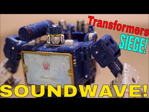 Transformers WFC Siege Soundwave (with Custom Chest) - GotBot True Review NUMBER 544