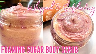 How to Make Foaming Sugar Body Scrub | Easy Whipped DIY Sugar Scrub Recipe