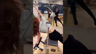 タレント 山根千佳 ジム ピラティス トレーニング動画 #shorts