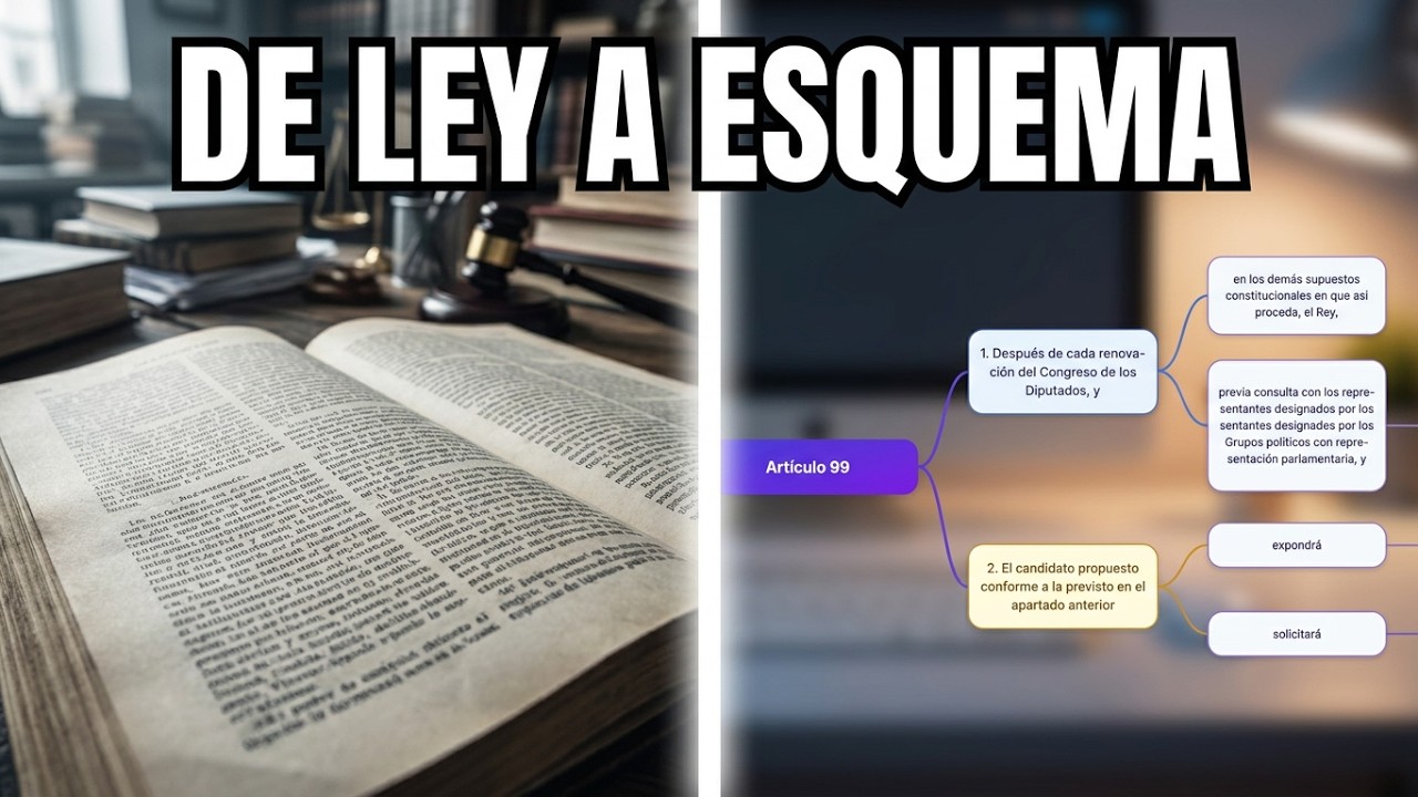Demo de Esquemator - Cómo convertir el BOE en esquemas visuales