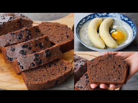 5 Star Style Banana Chocolate Bread | Without Oven | Homemade Banana Bread Recipe | Chocolate Bread