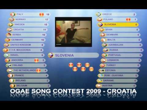 OGAE SONG CONTEST 2009 - Final video - part 1
