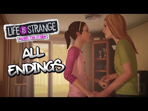 LIFE IS STRANGE: Before the Storm Bonus Episode 'Farewell' ALL ENDINGS (Both Choices)