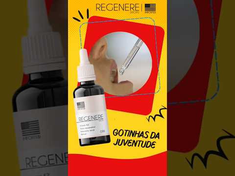 REGENERE DROPS K2-VITAMINA GOTINHA DA JUVENTUDE #saúde #skincare #rugas #beauty