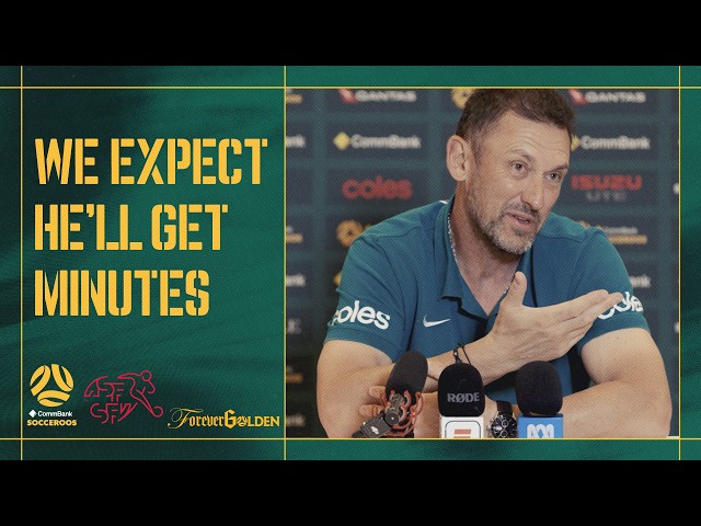 Tony Popovic on final friendly | Pre-Match Press Conference | CommBank Socceroos vs Switzerland
