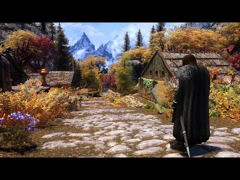 Skyrim (Nolvus Redux+ V5) - Part 10 (Riften, Travel, Ebongrove, Dwarvern Storeroom) Game Movie