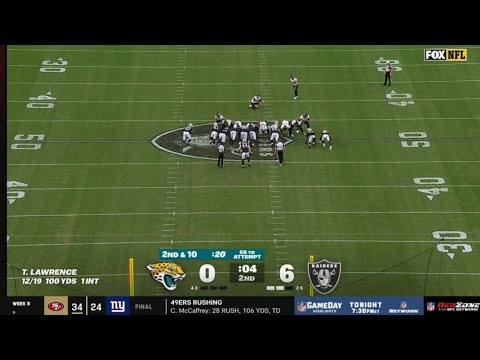 CAM LITTLE 68 YARD RECORD BREAKING FIELD GOAL VS RAIDERS 🤯
