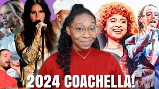 COACHELLA 2024 LIVE PERFORMANCES REACTION- ICE SPICE, TAYLOR SWIFT, BILLIE EILISH, LANA DEL REY!