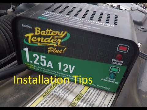 Battery Tender Installation Tips