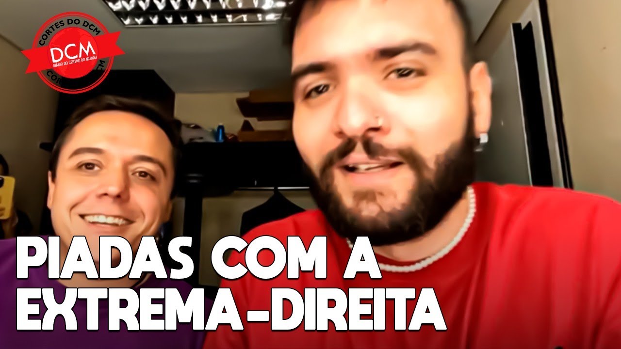 TIAGO SANTINELLI DEBOCHA DOS FASCISTAS AO VIVO