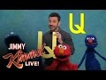 Jimmy Kimmel Visits Sesame Street