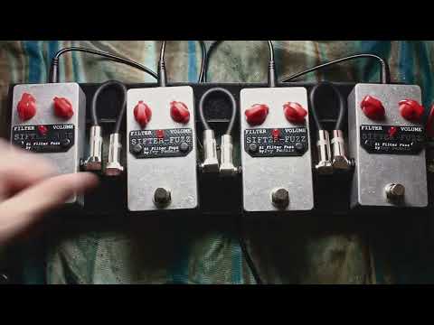 Ivy Pedals Sifter Fuzz - Silver/Red Si Filter Fuzz 2025 image 7