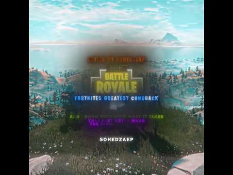 Will Fortnite Have The Greatest ComeBack - In Gaming History!🤯 | FORTNITE EDIT | #fortnite #shorts